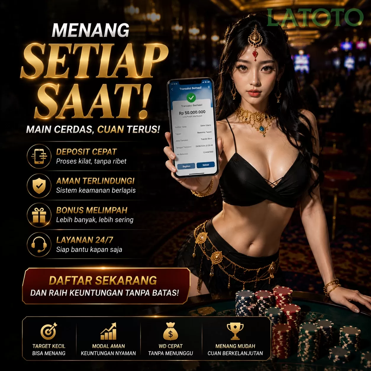 Login latoto Sekarang Bonus Melimpah